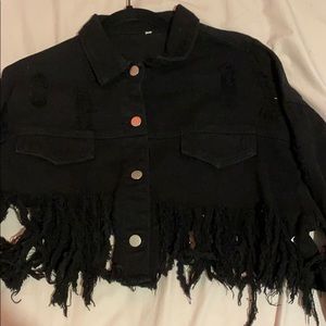 Distressed Jean Jacket